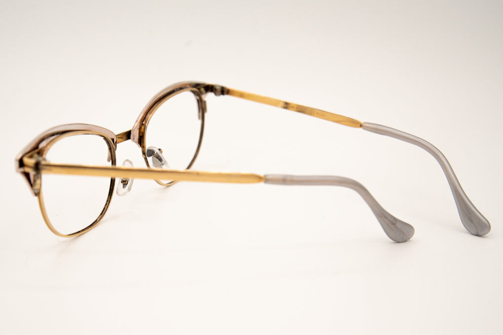 Vintage 60's Gold+Silver Cateye