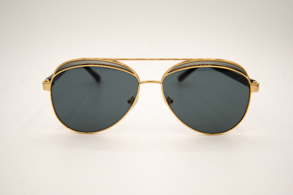 No. 21 Gold Aviator Suns