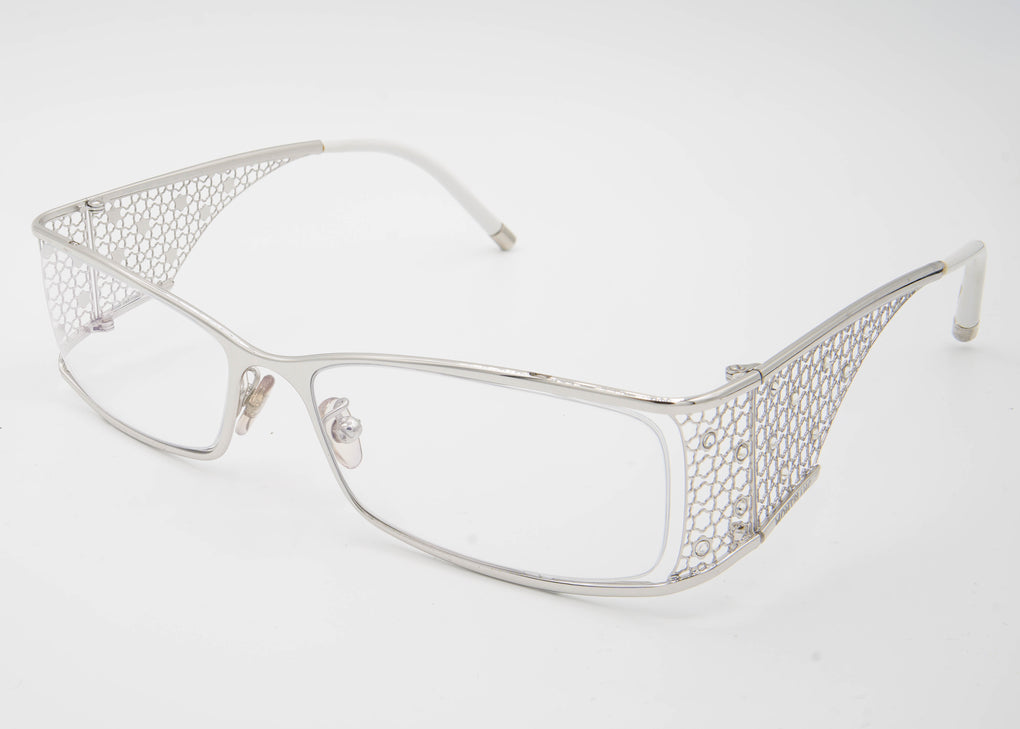 Montblanc Silver Mesh Rectangles with Stones