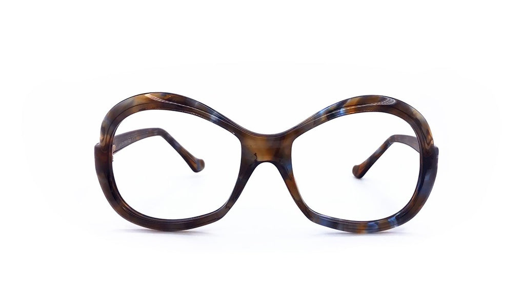 italian designer sun glasses round eye