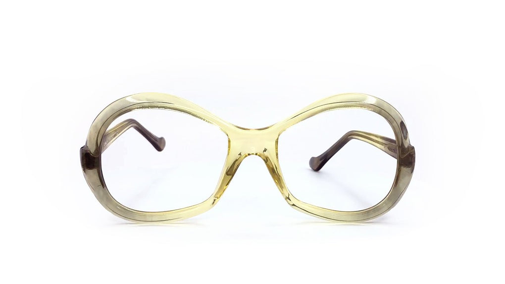 italian designer sun glasses round eye
