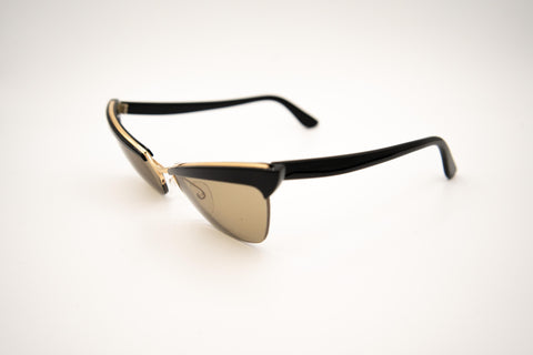 Vintage 60's Cateye 1/2 Rim Suns
