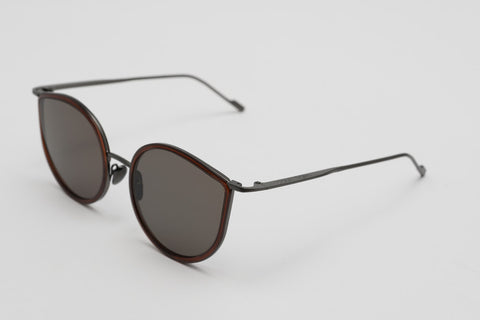 Courregges Brown+Gunmetal Wire Suns