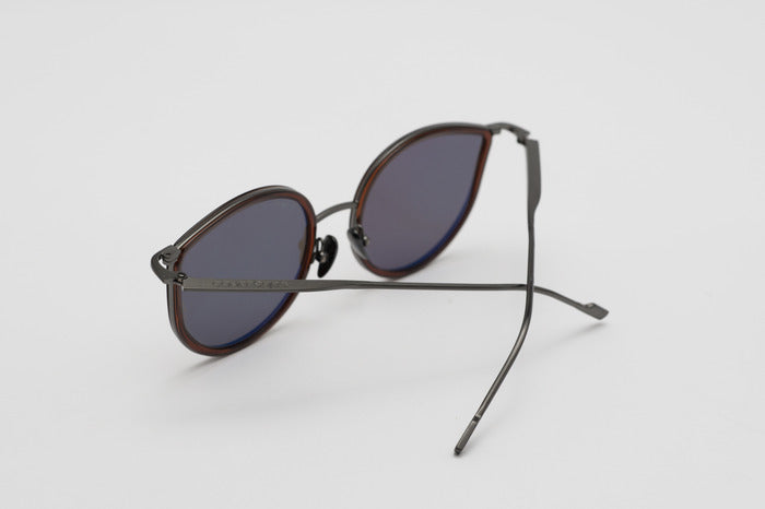 Courregges Brown+Gunmetal Wire Suns