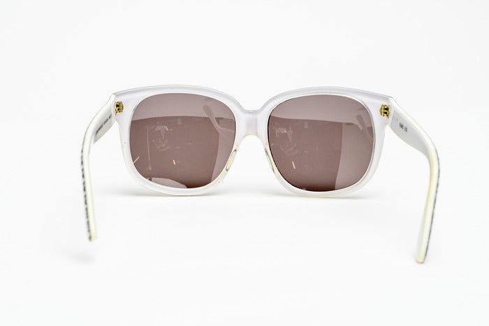 Vintage 80's Black and White Emmanuelle Khanh Sunglasses