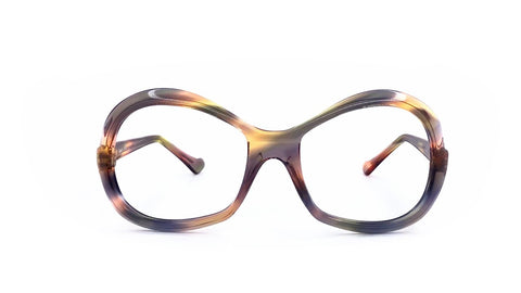 italian designer sun glasses round eye